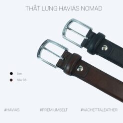 Dây thắt lưng da bò nam Nomad HAVIAS