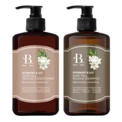 Dầu gội + Dầu xả Bare For Bare – Ngăn ngừa rụng tóc 300ml/chai