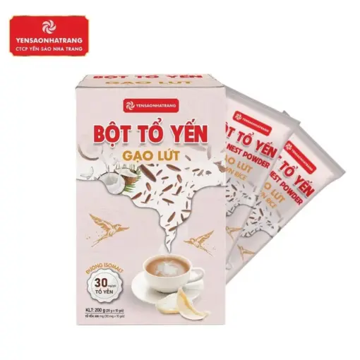 Bột tổ yến gạo lứt – Yến sào Nha Trang