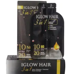 Dầu gội phủ bạc IGLOW HAIR 5 gói