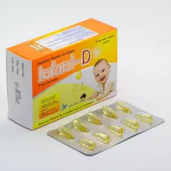 INFANT D - Viên uống tăng đề kháng, chắc răng, khoẻ xương chính hãng giá tốt - Rồng Vàng - Siêu Thị Droppii