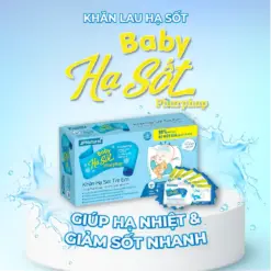 Khăn Lau Hạ Sốt Trẻ Em Baby Hạ Sốt Pharphap - Jp Natural - Siêu Thị Droppii