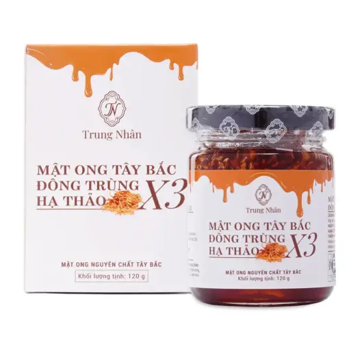Mật ong Tây Bắc Đông Trùng Hạ Thảo X3 (120gr)