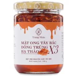 Mật ong Tây Bắc Đông Trùng Hạ Thảo X3 (240gr)