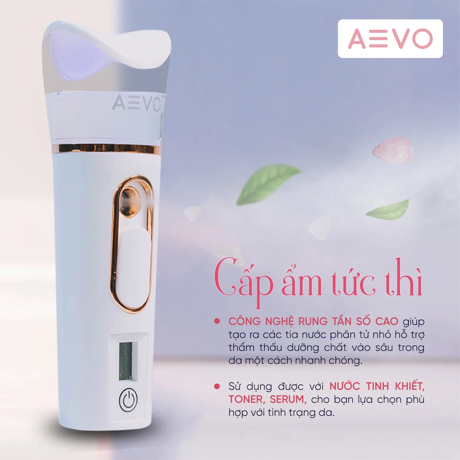 may-cap-am-aevo-nano-sprayer-cap-am-tuc-thi Máy cấp ẩm Aevo Nano Sprayer - Cấp ẩm tức thì