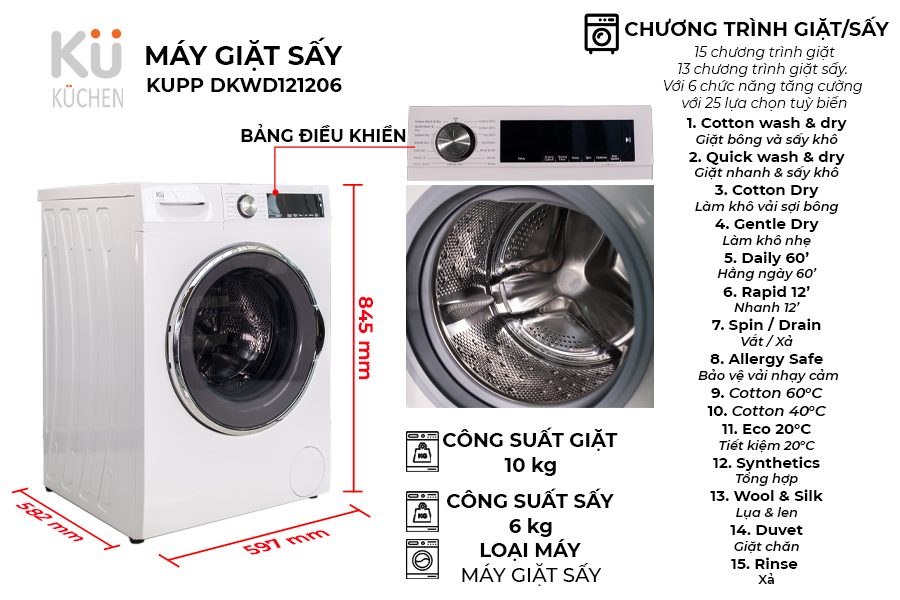 Kuchen 10/6KG DKWD 121206