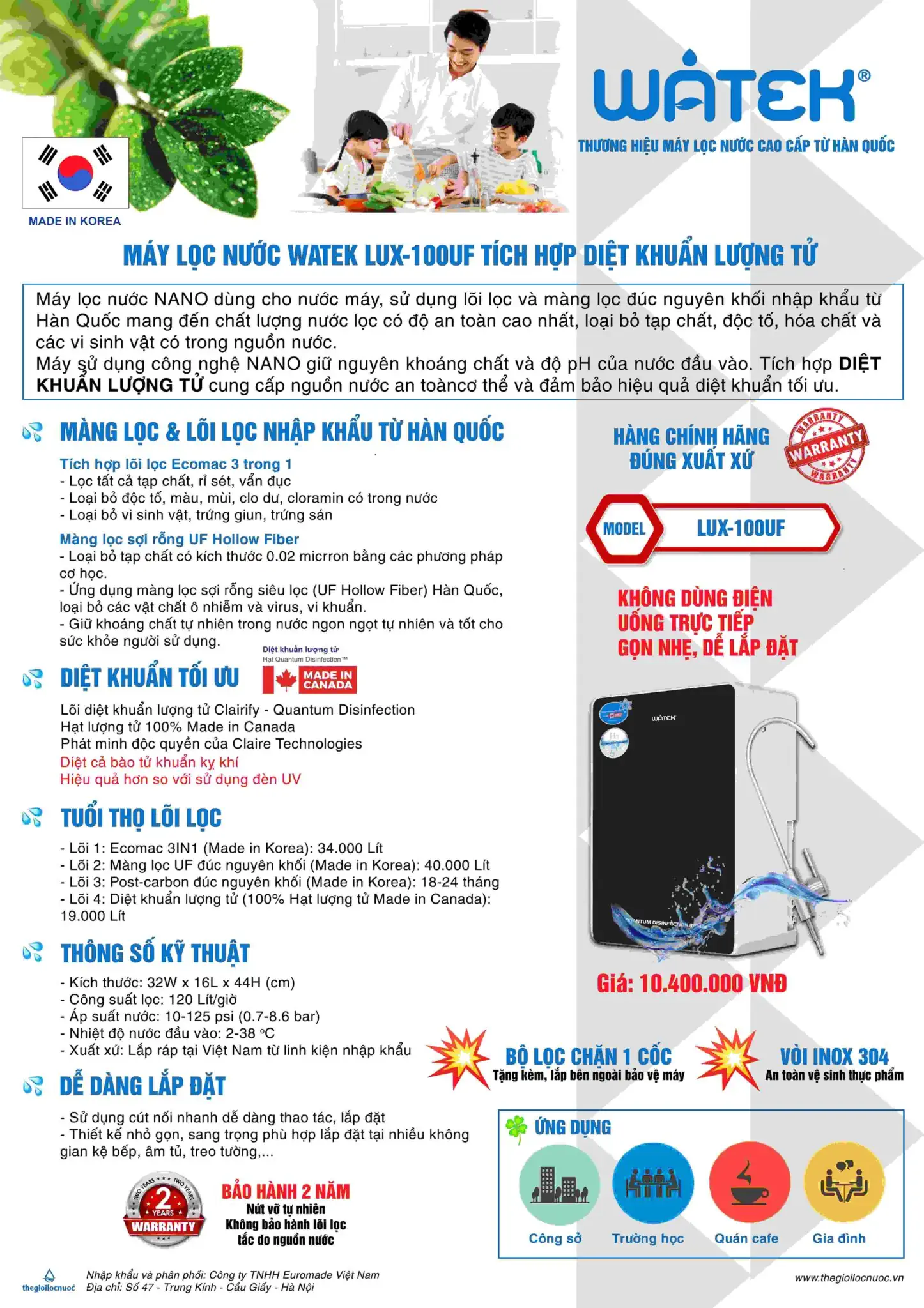may-loc-nuoc-watek-luong-tu-va-hydrogen-lux-100uf-chinh-hang-gia-tot-the-gioi-loc-nuoc-droppii-shops Máy lọc nước Watek lượng tử và hydrogen Lux-100UF chính hãng giá tốt - Thế giới lọc nước - Siêu Thị Droppii