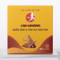 Nhân sâm & táo đỏ hòa tan CND Ginseng 20 gói x 3g
