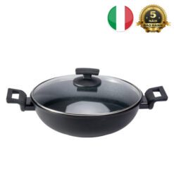 Chảo Ý phủ kim cương sâu lòng 28cm – Kuchen