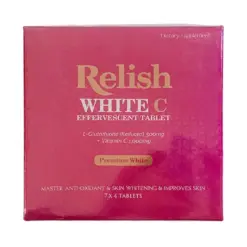 Relish White C 28 viên (Glutathione + Vitamin C) – Trắng da, thải độc