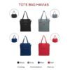 Túi Tote Oxford HAVIAS® Unisex / Nam / Nữ / Couple 4 tote be1baa3ng mc3a0u 510x510 2