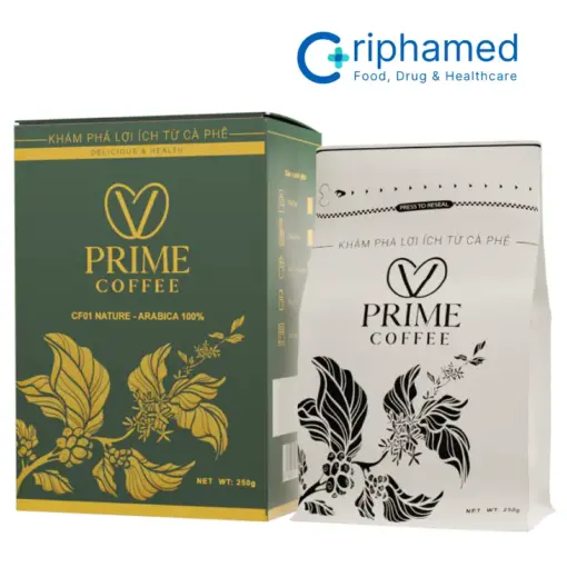 Cà phê xay 100 % Arabica nguyên chất – V-Prime Coffee CF01 Nature
