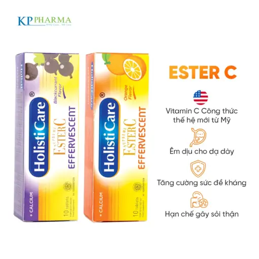 ESTER C – Vitamin C Sủi Thế Hệ Mới