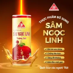 Sâm ngọc linh trường sinh đỏ (Thùng 24 lon) 15 Nước uống thảo dược Sâm Ngọc Linh đỏ quocs bảo người viet